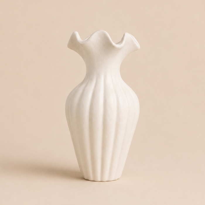 Fluted Petal Vase