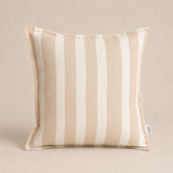 Sunwashed Stripe Linen Cushion 50cm