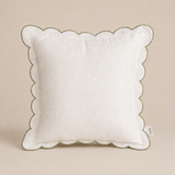 Warm White with Olive Edge