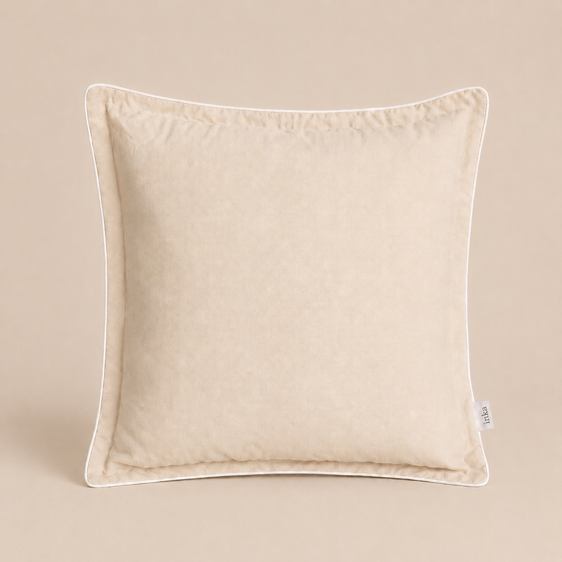 Folded Edge Piped Cushion 50cm