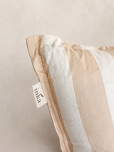 Sunwashed Stripe Linen Cushion 50cm