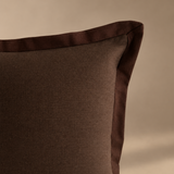 Quiet Contrast Cushion 50cm - Espresso/Cocoa