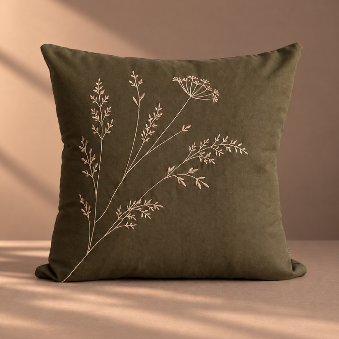 Gathered Botanical 45cm - Olive Moss