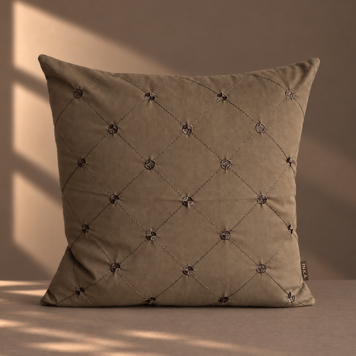 Tonal Lattice 45cm - Weathered Taupe