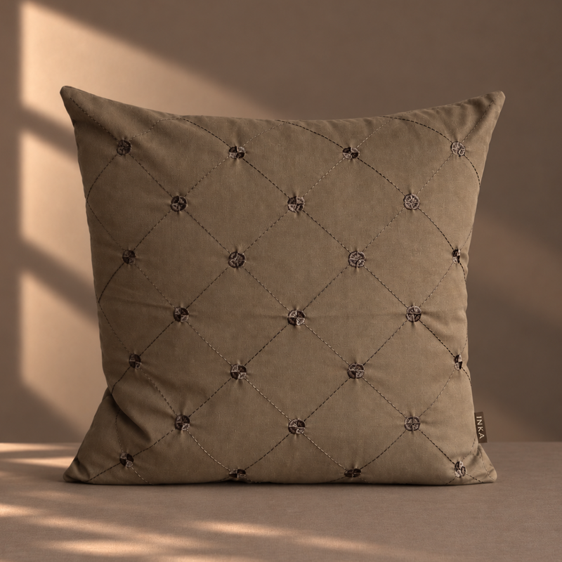 Tonal Lattice 45cm - Weathered Taupe