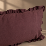 Mulberry Ruffle Bolster - 35x90cm
