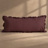 Mulberry Ruffle Bolster - 35x90cm