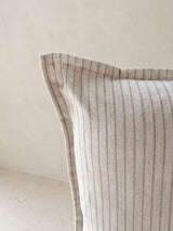Oat Meadow Stripe Linen Cushion 45x45cm