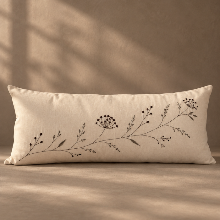 Quiet Botanical Bolster - 35x90cm
