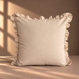 Pale Mushroom Ruffle - 45cm