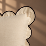 Scalloped Edge 45cm - Warm Oat