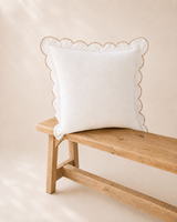 Warm White with Oat Edge