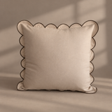 Scalloped Edge 45cm - Putty