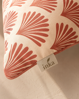 Terracotta Fan Outdoor Cushion 50cm