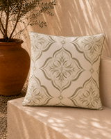 Outdoor Olive Tile Cushion Cover 50cm