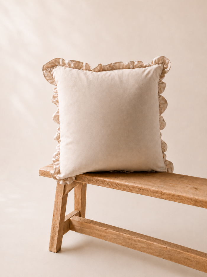 Meadow Ruffle Cushion 50cm