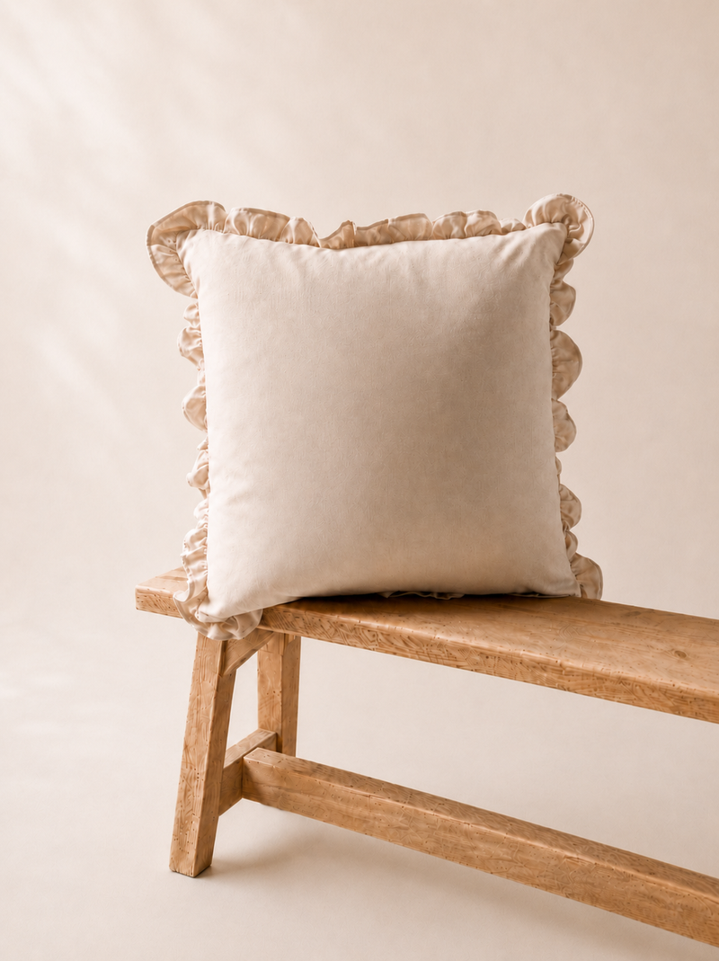 Meadow Ruffle Cushion 50cm